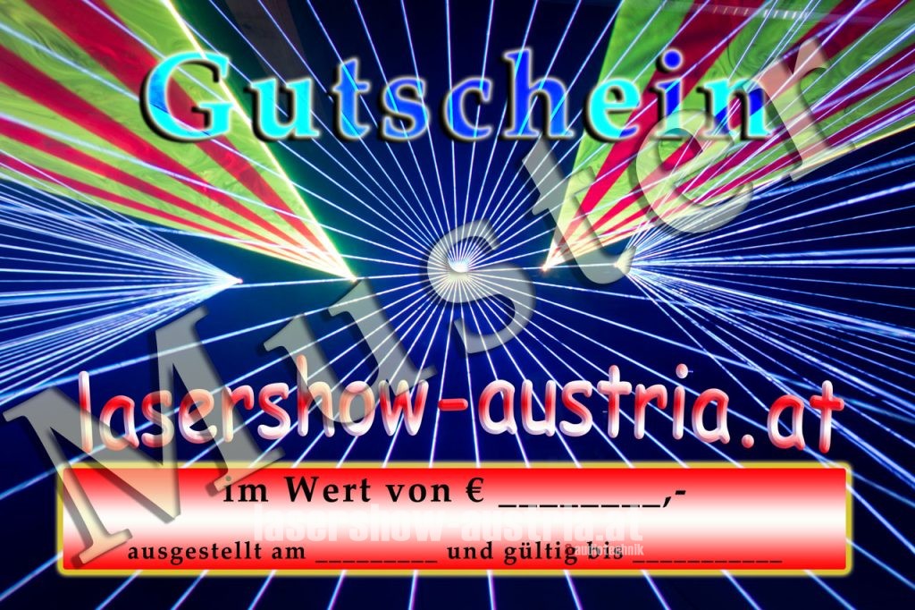 Gutschein für Lasershow von Lasershow-Austria