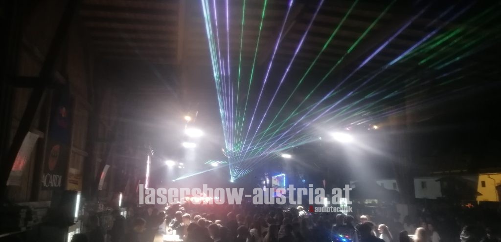 Projektion mit Laser